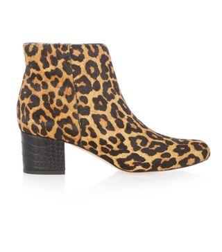 Sam Edelman + Edith Leopard-Print Calf Hair Ankle Boots
