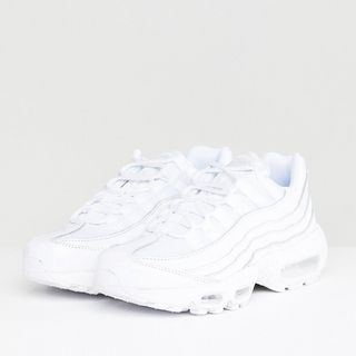 Nike + Air Max 95 Trainers in All White