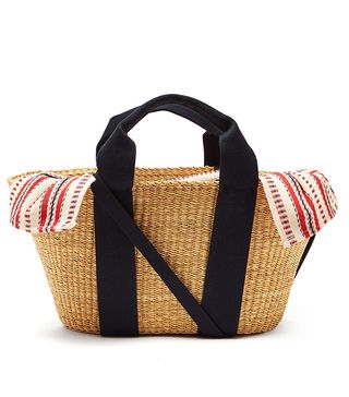 Muun + George Woven Straw Basket Bag