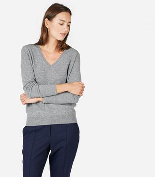 Everlane + The Cashmere V-Neck