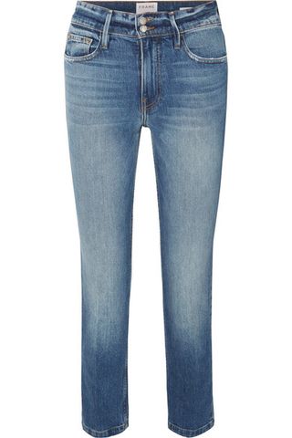 Frame + Le Sylvie High-Rise Slim-Leg Jeans