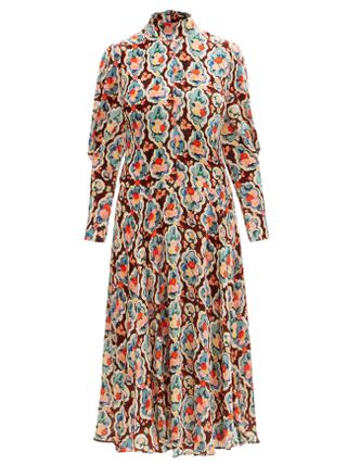 La DoubleJ + Kenny Matisse-Print Dress