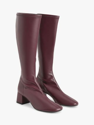 Charles & Keith + Stretch Knee High Boots