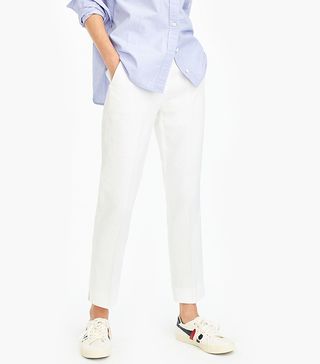 J.Crew + Easy Pant in Stretch Linen