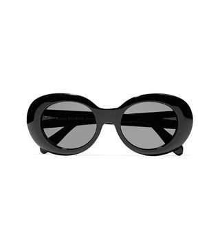 Acne Studios + Mustang Oval-Frame Acetate Sunglasses