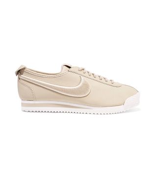 Nike + Cortez 72 SI Embroidered Leather Sneakers