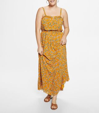 Violeta by Mango + Floral Print Long Dress