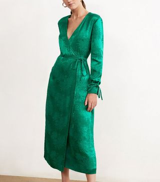 Kitri + Odile Green Wrap Dress