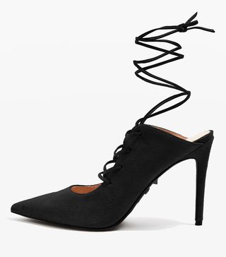 Topshop + Giggle Ghillie Pointed Tie-Up Heels