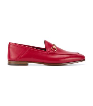 Gucci + Brixton Leather Horsebit Loafers