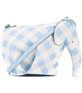 Loewe + Elephant Gingham Mini Bag