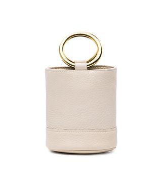 Simon Miller + White Gold Bonsai 15 Mini Leather Bucket Bag