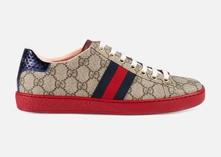 Gucci + Ace GG Supreme Low-Top Sneakers