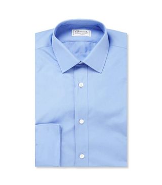 Charvet + Blue Cotton Shirt