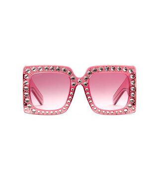 Gucci + Oversize Square-Frame Acetate Sunglasses