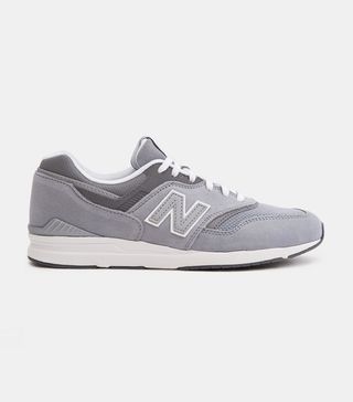 New Balance + 697 in Steel/Silver