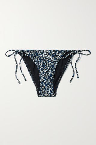 Matteau + The String Floral-Print Recycled Bikini Briefs