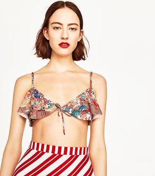 Zara + Frilled Bikini