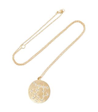 Brooke Gregson + Gemini 14-Karat Gold Diamond Necklace