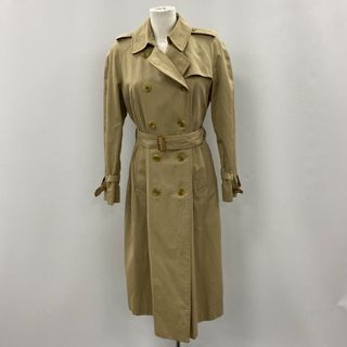 Burberry + Beige Trench Coat Designer Size UK 12