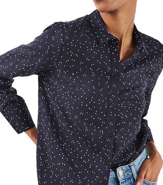 Topshop + Star Print Shirt