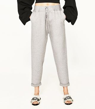 Zara + Jogging Trousers With Bows