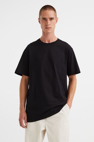 H&M + Regular Fit Round-Neck T-Shirt