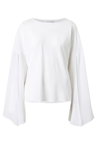 Witchery + Silk Bell Sleeve Blouse