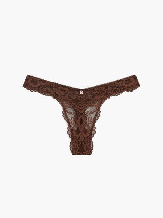 Savage x Fenty + Floral Lace Thong Panty