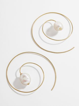 BaubleBar + Sophea Pearl Hoop Earrings