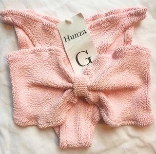 Hunza G + Jean Bikini in Baby Pink
