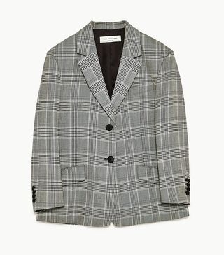 Zara + Oversized Checked Jacket