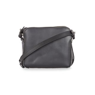 Topshop + ORLO Leather Boxy Cross Body Bag