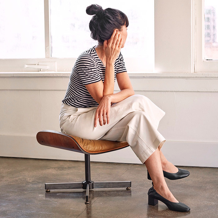 Everlane day heel rose on sale tan