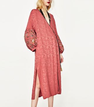Zara + Kimono With Full Sleeves