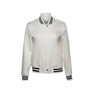 7 for All Mankind + Bonded Bomber Jacket in White