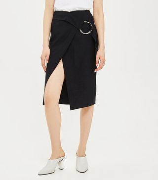 Topshop + Ring Midi Skirt