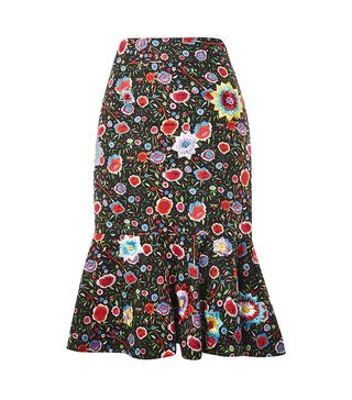 Topshop + Ruffle Midi Skirt by Prints by Mochi