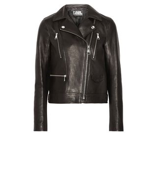 Karl Lagerfeld + Ikonik Odina Leather Biker Jacket