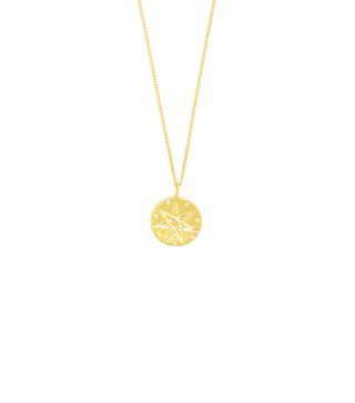 Theodora Ware + Zircon and Gold-Plated Necklace