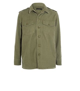 Kate Moss for Equipment + Major Washed Cotton-Canvas Jacket