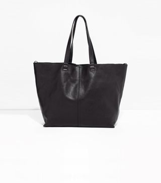 & Other Stories + Reversible Leather Shopper
