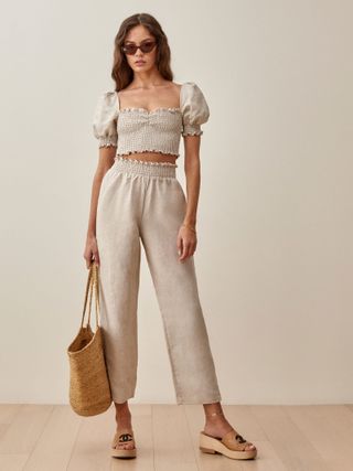 Reformation + Mora Linen Two Piece