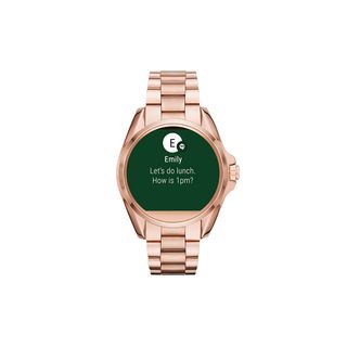 Michael Kors + Access Unisex Digital Bradshaw Rose Gold-Tone Stainless Steel Bracelet Smart Watch