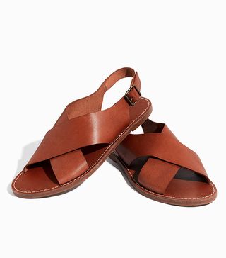 Madewell + The Boardwalk Crossover Sandal