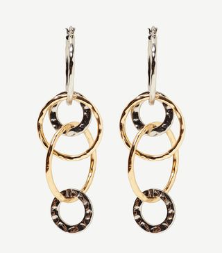 Zara + Contrasting Hoop Earrings
