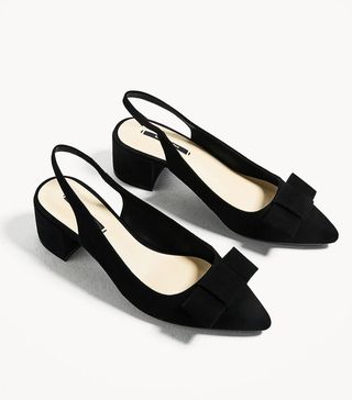 Zara + High Heel Backless Shoes