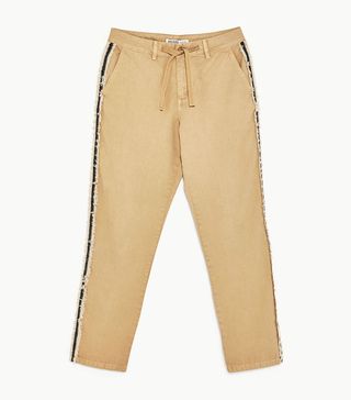 Zara + Trousers With Side Bands