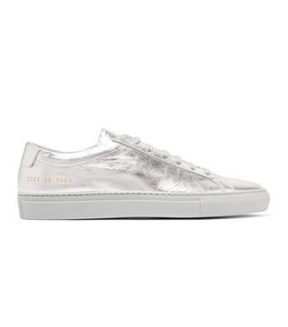 Common Projects + Original Achilles Metallic Leather Sneakers
