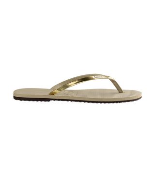 Havianas + You Metallic Sand Grey/Light Golden Sandals